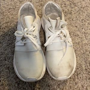 White adidas sneakers